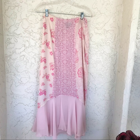 ✨Vintage Cynthia Howie TwoPiece Silk in Pale Pink, Sz4 - Picture 4 of 10